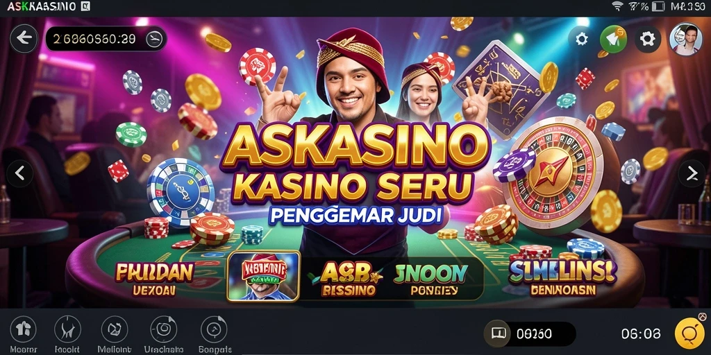 Tampilan gameplay Kasino yang seru dan mengasyikkan.