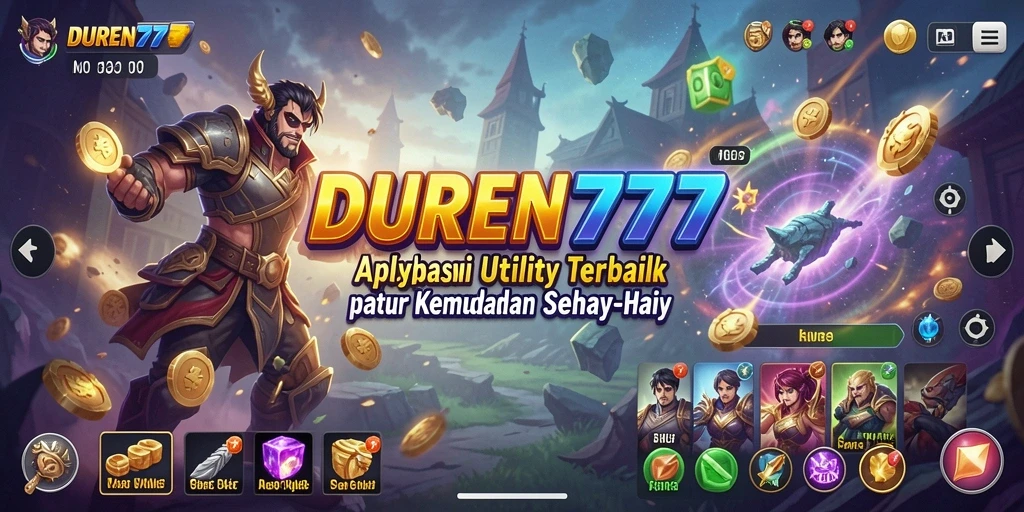 Tampilan antarmuka DUREN777 yang sederhana dan menarik.