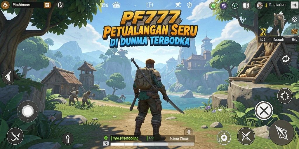Tampilan gameplay menarik dari PF777 dengan dunia terbuka yang luas.