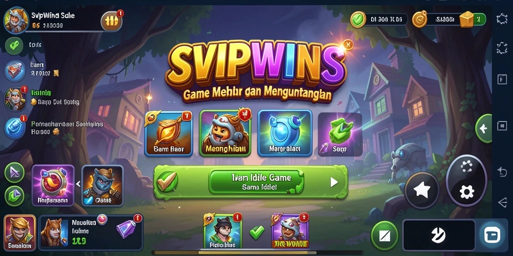 Tampilan gameplay SVIPWINS yang menarik dalam kategori Idle.